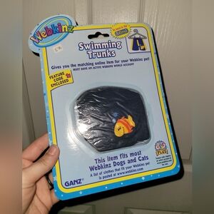 Webkinz Swimming Trunks with Fish Design NEW Unused Code!